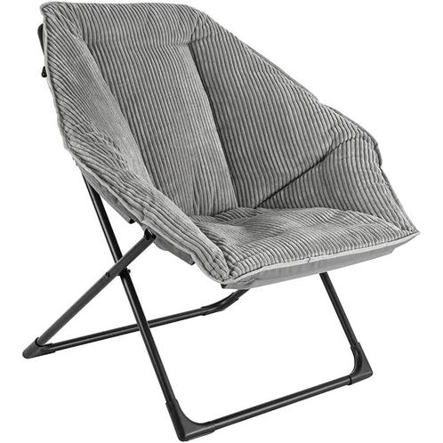 Amazon - zeshoekige kamerstoel / fauteuil - grijs -, Maison & Meubles, Chaises, Envoi