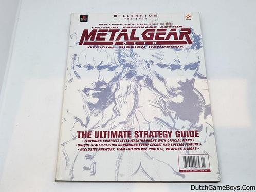 Game Guide - Metal Gear Solid - Offical Mission Handbook, Livres, Livres Autre, Envoi