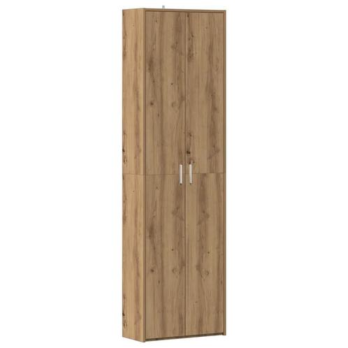 vidaXL Gangkast 55x25x189 cm bewerkt hout artisanaal, Huis en Inrichting, Kasten | Kleerkasten, Nieuw, Verzenden