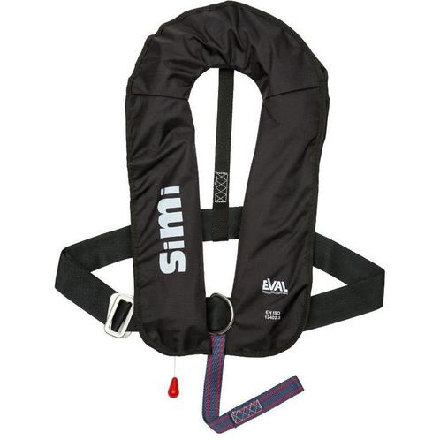 Eval Simi Automatisch Reddingsvest 160N met D-Ring Zwart, Watersport en Boten, Watersportkleding, Nieuw, Ophalen of Verzenden