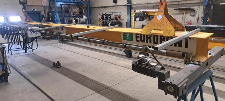 SWF enkelligger bovenloopkraan 7.999 mm x 3.2t  001488U, Doe-het-zelf en Bouw, Gereedschap | Overige machines, Gebruikt, Ophalen