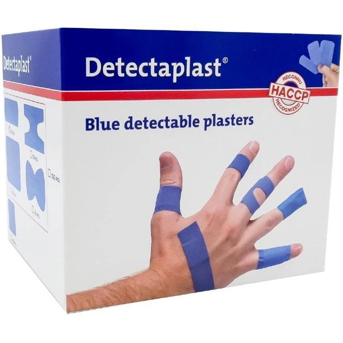Pleisters | Kunstvezel | Blauw | Elastisch | Detecteerbaar, Zakelijke goederen, Horeca | Keukenapparatuur, Nieuw in verpakking