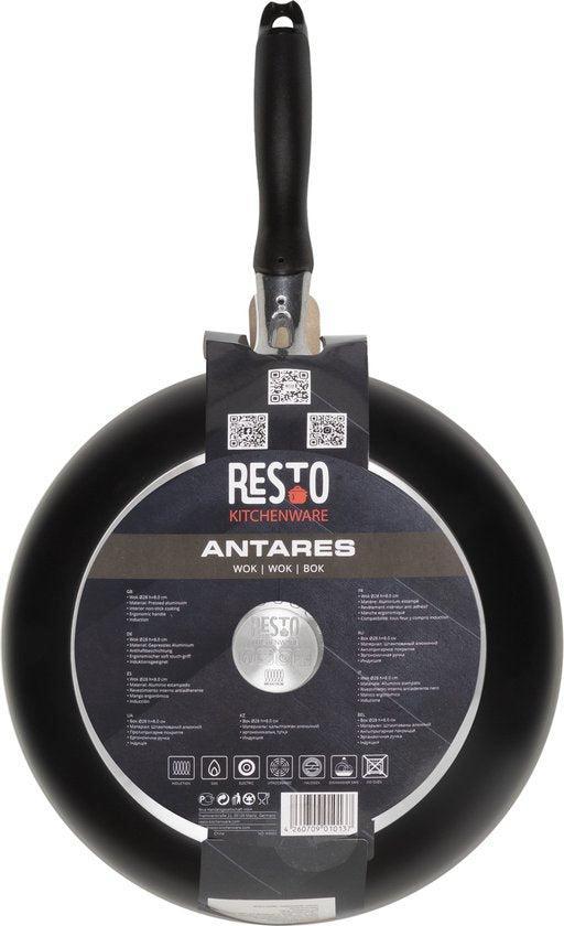 Tweedekans | Resto Antares Wokpan Ø28 cm – Antiaanbaklaag –, Huis en Inrichting, Keuken | Keukenbenodigdheden, Ophalen of Verzenden