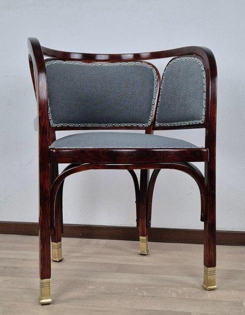 Arch. Gustav Siegel Rare Armchair - Arch. Gustav Siegel -, Antiek en Kunst, Antiek | Meubels | Stoelen en Sofa's