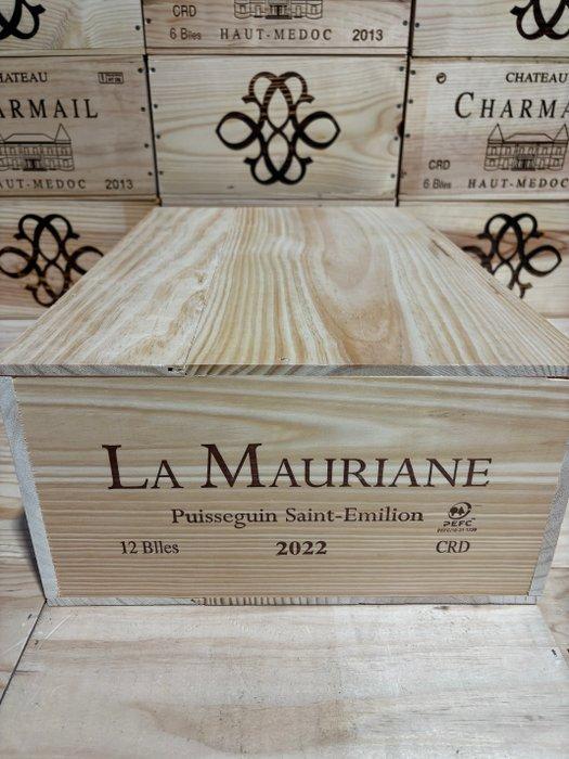 2022 Château Mauriane - Puisseguin-Saint-Émilion - 12, Verzamelen, Wijnen