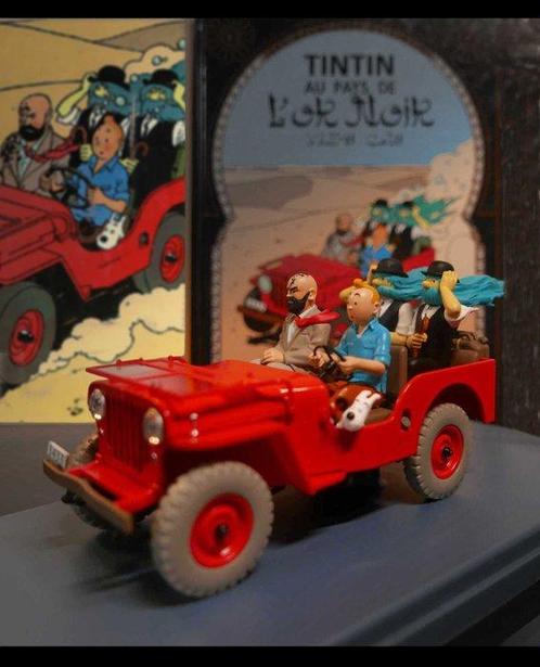 Tintin - 2 - Album : Tintin au Pays de lOr Noir  - La Jeep, Boeken, Strips | Comics