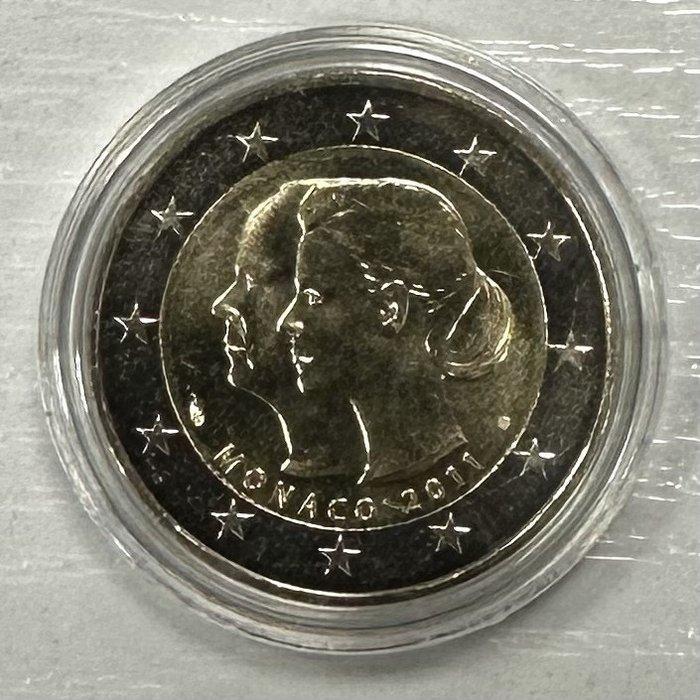 Monaco. 2 Euro 2011 Mariage Princier (Zonder Minimumprijs), Postzegels en Munten, Munten | Europa | Euromunten