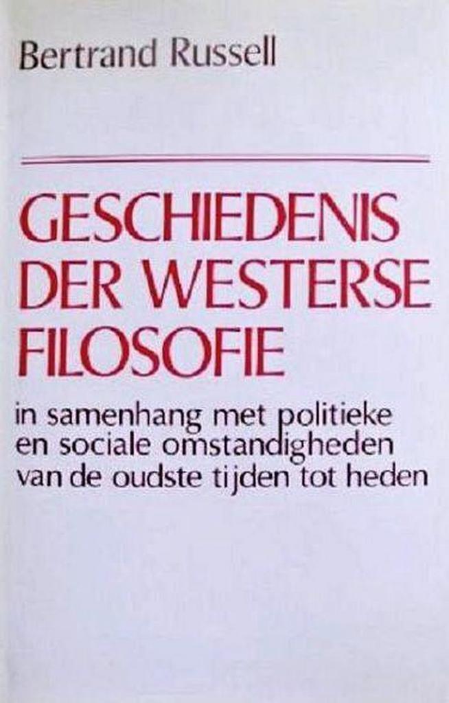GESCHIEDENIS VAN DE WESTERSE FILOSOFIE 9789063250706, Boeken, Filosofie, Gelezen, Verzenden