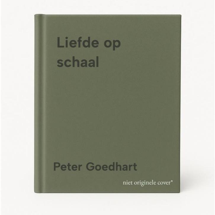Liefde op schaal 9789082173390 Peter Goedhart, Boeken, Romans, Gelezen, Verzenden