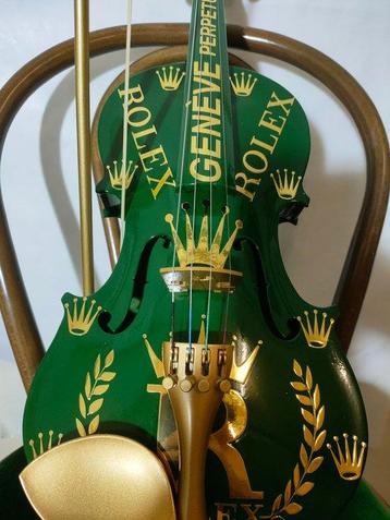 fp pop art - Rolex Violon 60 cm luxury green english full