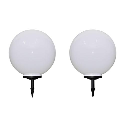 vidaXL Tuinpadlampen 2 st met grondpin LED 50 cm, Tuin en Terras, Buitenverlichting, Nieuw, Verzenden