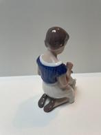 Bing & Grondahl - Figure - A girl playing with a dog (2316)