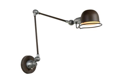 Lucide HONORE - Wandlamp - 1xE14 - Roest bruin, Huis en Inrichting, Lampen | Wandlampen, Nieuw, Verzenden