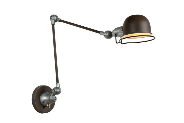 Lucide HONORE - Wandlamp - 1xE14 - Roest bruin, Huis en Inrichting, Lampen | Wandlampen, Nieuw, Verzenden