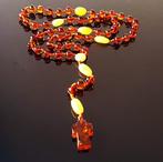 Rozenkrans - Amber, Baltisch barnsteen rozenkrans - met de, Antiek en Kunst