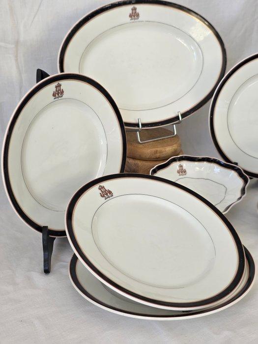 Tafelservies (8) - Porselein - Partij serviesgoed en, Antiek en Kunst, Antiek | Glaswerk en Kristal