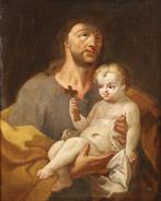 Scuola emiliana (XVIII) - San Giuseppe con Gesu’ Bambino