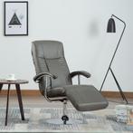 vidaXL Televisiefauteuil kunstleer grijs, Huis en Inrichting, Fauteuils, Verzenden, Nieuw