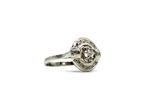 Zonder Minimumprijs - Ring - 18 karaat Witgoud -  0.07ct., Handtassen en Accessoires, Ringen, Nieuw