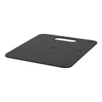 WENTEX® Pipe en Drape Baseplate 60 x 60 cm (lxb) - zwart, Verzenden
