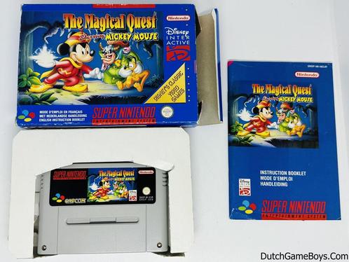 Super Nintendo / Snes - The Magical Quest Starring Mickey Mo, Games en Spelcomputers, Games | Nintendo Super NES, Gebruikt, Verzenden