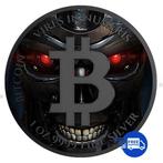 Niue. 2 Dollars 2024 Bitcoin - AI Cyborg Black Platinum, 1, Postzegels en Munten