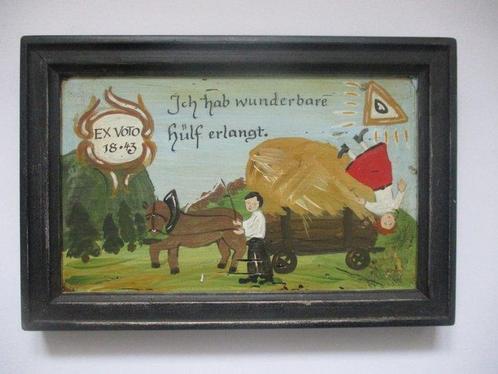 Votiefgeschenk - Hout - 1920-1930 - Votief beeld, Antiquités & Art, Art | Art non-occidental