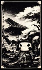 Æ (XX-XXI) - “Pikachu’ Feudal Japan” (2024) Collectible! Æ‘s