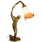 Lebrun gieterij - Ferville Suan & Degué - Lampe - Bronze, Antiek en Kunst