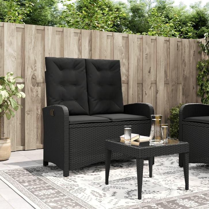Verstelbare tuinbank poly rattan | Retour Deal | 40% Kort..., Tuin en Terras, Tuinbanken, Schommelbank, Nieuw, Verzenden