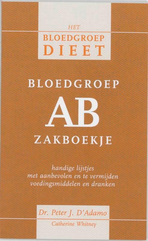 Bloedgroep AB zakboekje 9789032508883 P. DAdamo, Boeken, Kookboeken, Zo goed als nieuw, Verzenden