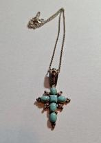 Zonder Minimumprijs - Ketting met hanger Zilver Turquoise -