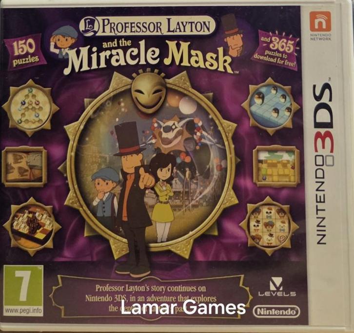Professor Layton and the miracle mask (Nintendo 3DS, Games en Spelcomputers, Games | Nintendo 2DS en 3DS, Ophalen of Verzenden