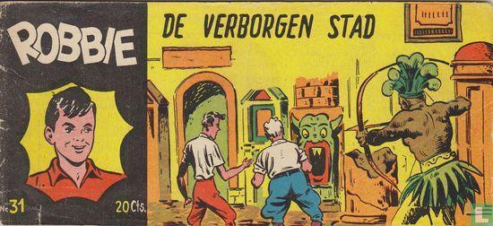 Robbie [Pierino] - De verborgen stad - 1954, Livres, BD, Envoi