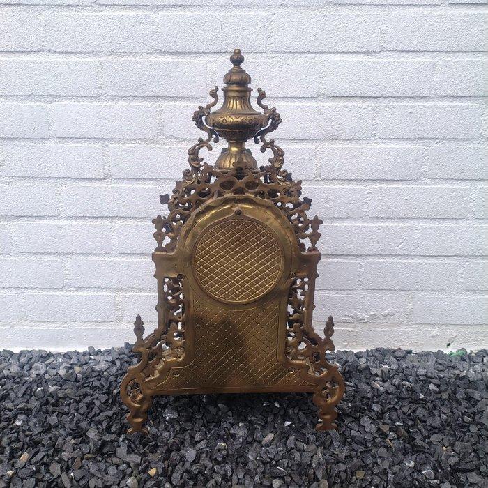 Klok - Messing - 1900-1910, Antiek en Kunst, Antiek | Klokken