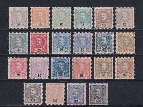 Portugal 1895 - Carlos Ier série complète - Mundifil 126/39, Postzegels en Munten, Postzegels | Europa | Spanje