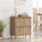 vidaXL Dressoir Artisan Eiken 60 x 35 x 70 cm Bewerkt hout, Verzenden, Nieuw