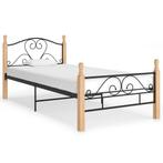 vidaXL Bedframe metaal zwart 100x200 cm, Huis en Inrichting, Slaapkamer | Bedden, Verzenden, Nieuw