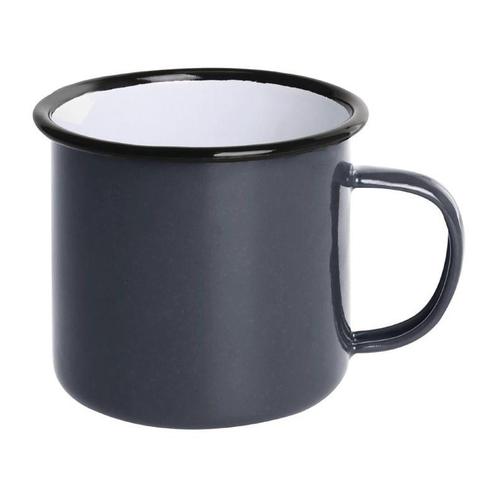 Mokken | Geëmailleerd Staal | Grijs | 35cl | 6 Stuks |, Zakelijke goederen, Horeca | Keukenapparatuur, Nieuw in verpakking, Verzenden