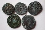 Romeinse Rijk. Claudius Gothicus (268-270 n.Chr.). Lot of 5