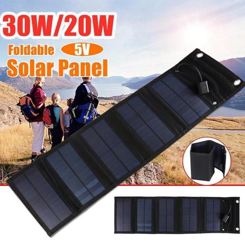 30W 5V mini opvouwbare USB-zonnepaneel-oplader voor zonne..., Hobby & Loisirs créatifs, Composants électroniques, Envoi