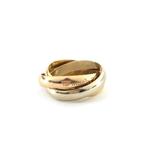 Cartier - Ring - Trinity - 18 karaat Geel goud, Roségoud,, Handtassen en Accessoires, Ringen, Nieuw