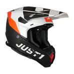 Just1 J-22 C Adrenaline Helmet – Orange/White Carbon, Motoren, Verzenden, Nieuw