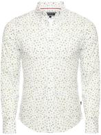 Wit Overhemd Met Schelp Motief Slim Fit 8479 Carisma, Vêtements | Hommes, T-shirts, Verzenden