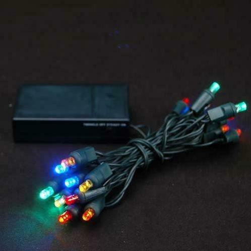 Kerstverlichting op batterij - 2.5 meter - 20 LEDs -, Doe-het-zelf en Bouw, Elektriciteit en Kabels, Kabel of Snoer, Verzenden
