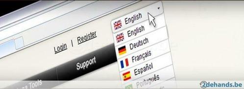 Vertaling webshops en websites diverse talen