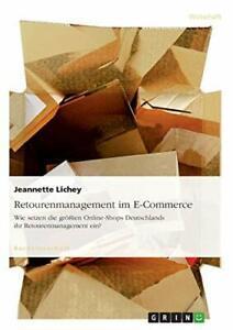 Retourenmanagement im E-Commerce. Lichey, Jeannette   New., Boeken, Overige Boeken, Zo goed als nieuw, Verzenden