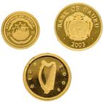 Libéria, Nauru, Irlande. 2002/2009 - Gouden munten (3, Postzegels en Munten, Munten | Europa | Niet-Euromunten