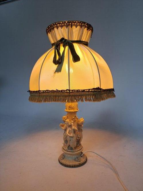 HB - Tafellamp - Staal, Textiel, kunststof, Antiek en Kunst, Curiosa en Brocante