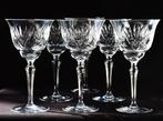 Bohemia - Wijnglas (6) - Kristal - Met de hand gegraveerd, Antiek en Kunst